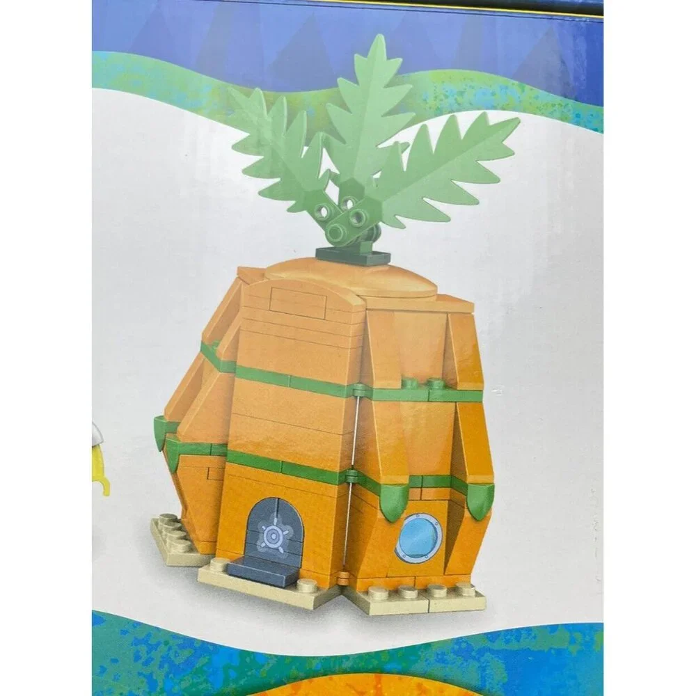 NEW~Nickelodeon ~SPONGEBOB~ Pineapple House Construction Set 131 PCS 6+